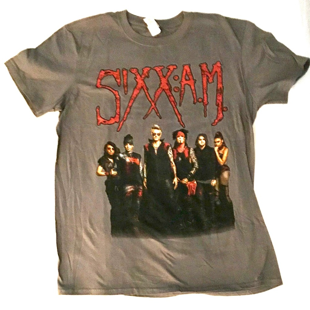 NWOT Top Selling Sixx A.M. Band Tour T-shirt